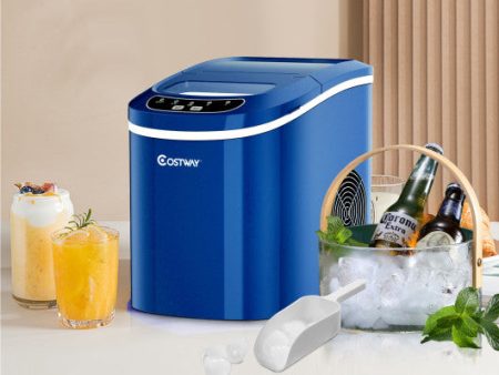 Mini Portable Compact Electric Ice Maker Machine-Navy For Cheap