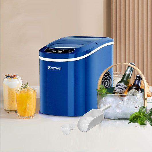 Mini Portable Compact Electric Ice Maker Machine-Navy For Cheap