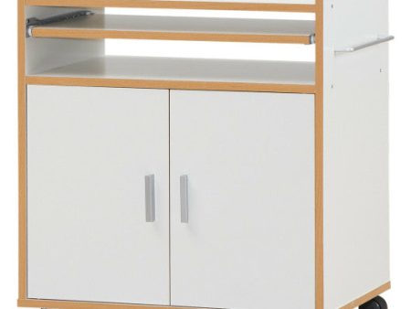 Kitchen Island on Wheels with Removable Shelf and Towel Rack Hot on Sale