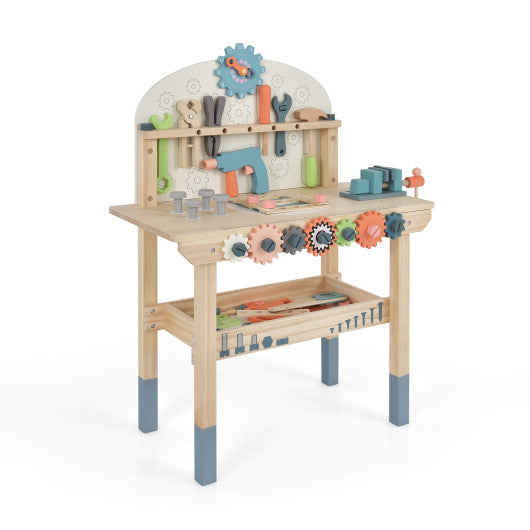 Kids Play Tool Workbench with Realistic Accessories Online now