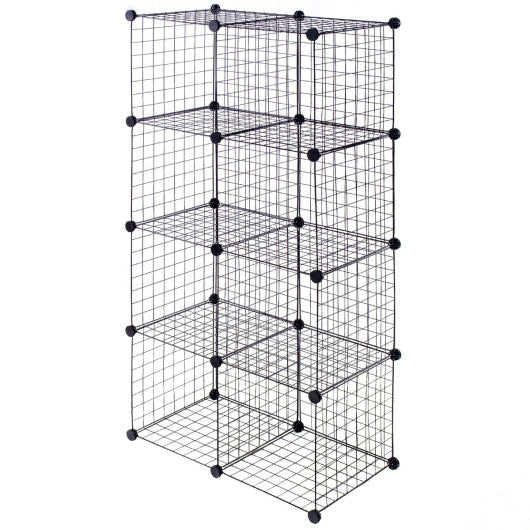 DIY 8 Cube Grid Wire Cube Shelves For Discount