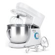 7.5 Qt Tilt-Head Stand Mixer with Dough Hook-White Hot on Sale