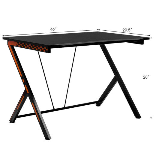 Home Office Modern Ergonomic Study Computer Desk for Small Space Online now