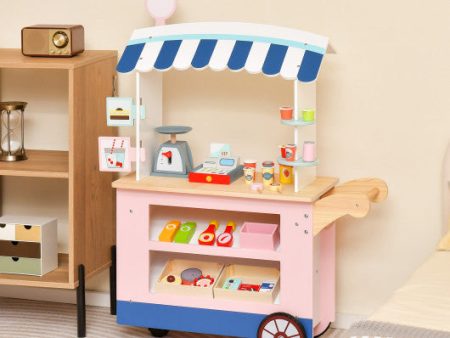 Toy Cart Play Set with POS Machine and Lovely Scale on Sale