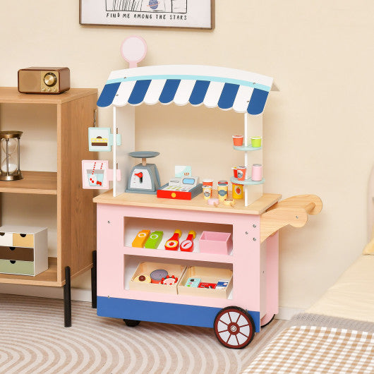 Toy Cart Play Set with POS Machine and Lovely Scale on Sale