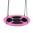 40 Inch Flying Saucer Tree Swing Indoor Outdoor Play Set-Pink Hot on Sale