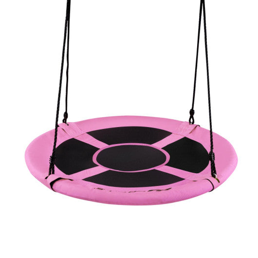 40 Inch Flying Saucer Tree Swing Indoor Outdoor Play Set-Pink Hot on Sale