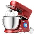 7.5 Qt Tilt-Head Stand Mixer with Dough Hook-Red on Sale