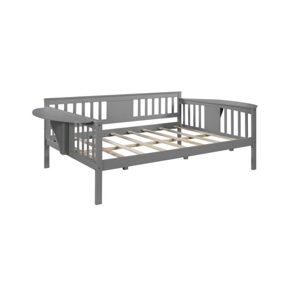 Gray Wood Full Bed Frame Sale