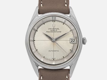 1960s Universal Genève Polerouter Date Ref. 204610-6 Online Hot Sale