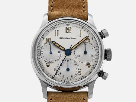 1940s Abercrombie & Fitch By Heuer  Oversized  Chronograph Hot on Sale